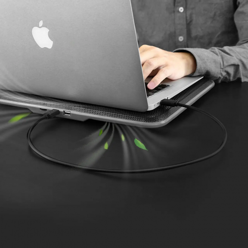 Кабель UGREEN US102 USB 2.0 A Male to A Male Cable 1m (Black)(10309)