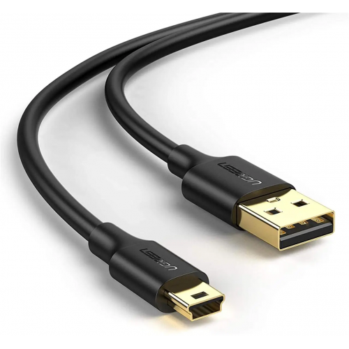 Кабель UGREEN USB 2.0 A Male to Mini 5 Pin Male Cable 3m (Black)