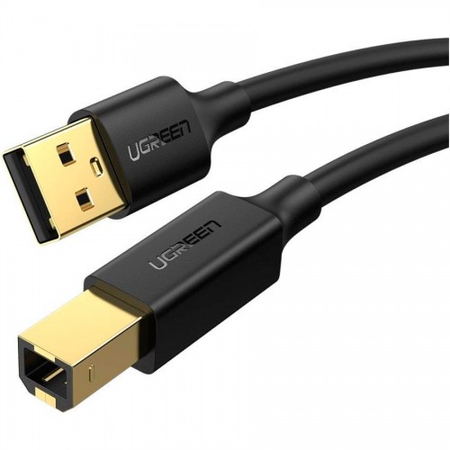 Кабель UGREEN US135 USB 2.0 AM to BM Print Cable 1.5m (Black)(UGR-10350)