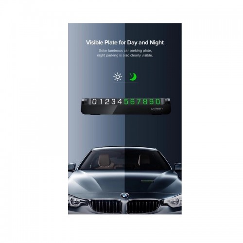 Паркувальна карта UGREEN LP178 Car Temporary Parking Card (Dual Numbers)(UGR-60326)