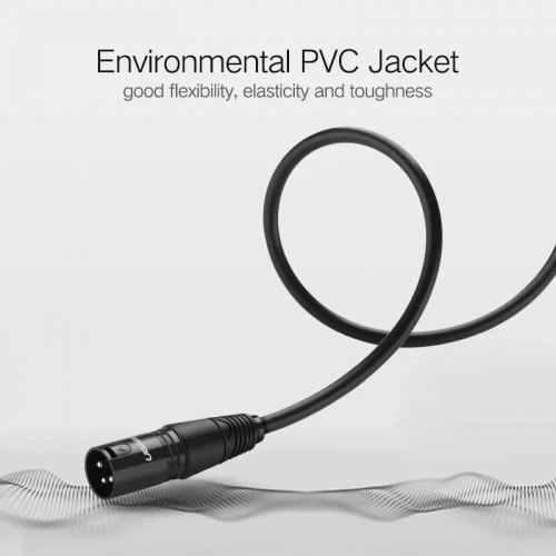 Аудіокабель UGREEN AV130 Cannon Male to Female Microphone Extension Audio Cable 3m (Black)(UGR-20711)