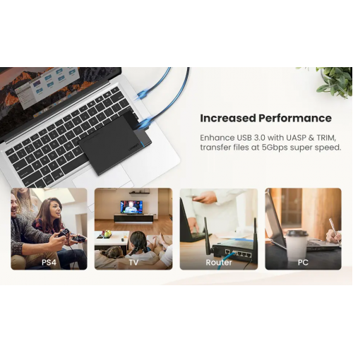 Зовнішня кишеня для накопичувача UGREEN US221 2.5 Inch Hard Drive Box (UGR-30848)