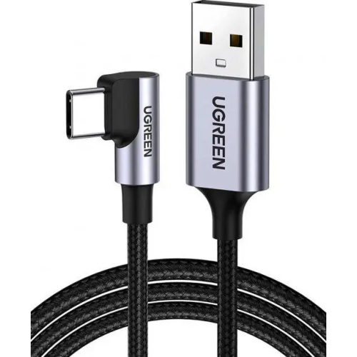 Кабель UGREEN US284 Angled USB-C Male To USB2.0 A Male 3A Data Cable(90°Angle) 0,,5m