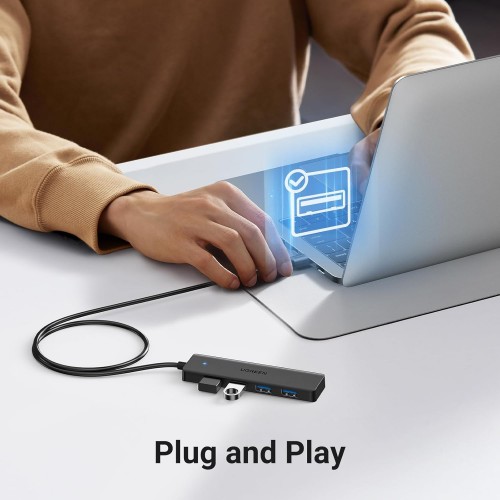 USB-хаб UGREEN 4-Port USB 3.0 Hub 1m