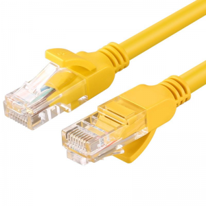Мережевий кабель UGREEN Cat 5e U/UTP Lan Cable 1m (Yellow)