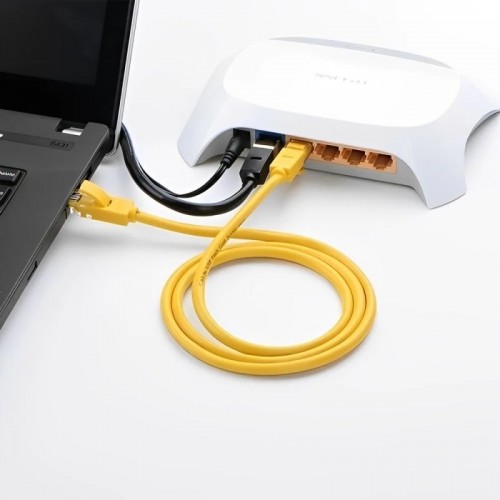 Мережевий кабель UGREEN Cat 5e U/UTP Lan Cable 1m (Yellow)