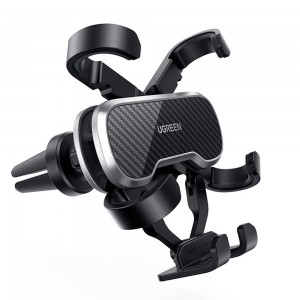 Автотримач для телефона UGREEN LP228 Gravity Drive Air Vent Car Mount Phone Holder Black