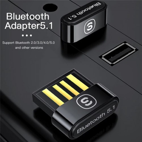 Bluetooth-адаптер ESSAGER Mini BT5.0 адаптер, чёрный