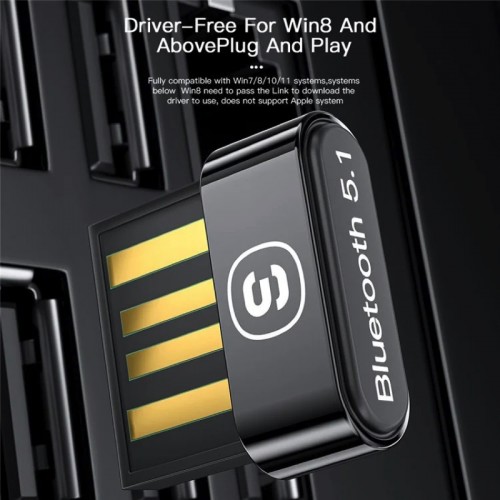 Bluetooth-адаптер ESSAGER Mini BT5.0 адаптер, чёрный