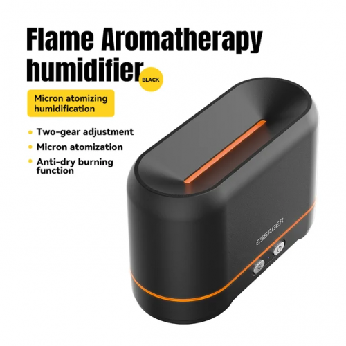 Зволожувач повітря ESSAGER Flame Aromatherapy Humidifier Black