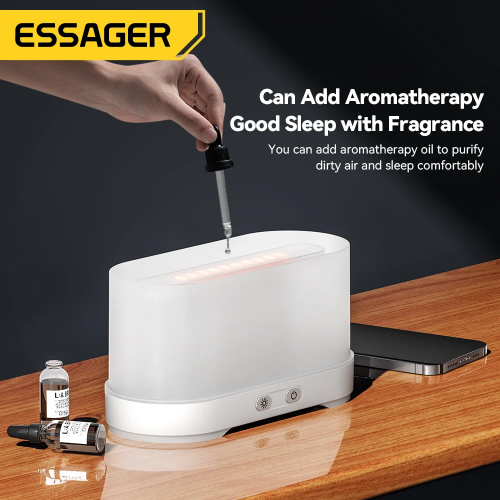 Зволожувач повітря ESSAGER Flame Aromatherapy Humidifier Black