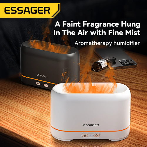 Зволожувач повітря ESSAGER Flame Aromatherapy Humidifier Black