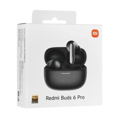 Беспроводные наушники TWS Xiaomi Redmi Buds 6 Pro, ANC, IP54, Space Black CN