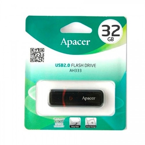 Флеш-накопичувач Apacer USB 2.0 AH333 32Gb Black