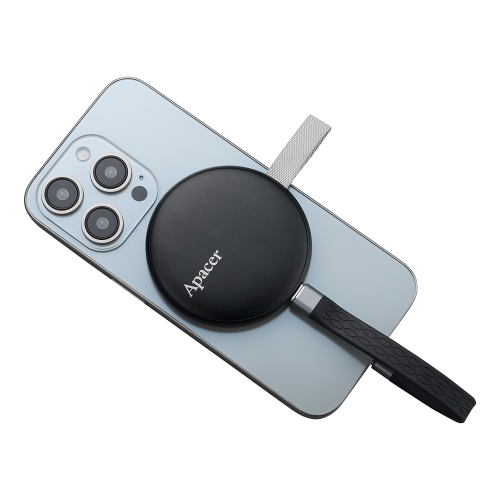 Портативний SSD Apacer Magnetic AS725 256 GB USB 3.2 Gen.2 Type-C MagSafe Black