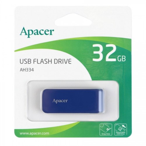Флеш-накопичувач Apacer USB 2.0 AH334 32Gb Blue