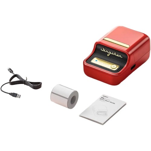 Термопринтер для печати наклеек NIIMBOT B21S Red