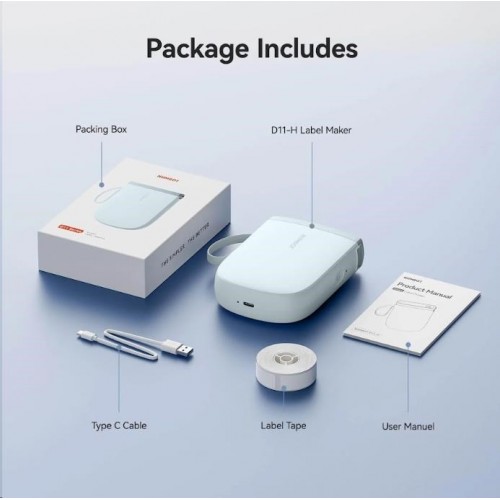 Термопринтер для друку наклейок NIIMBOT D11_H Blue