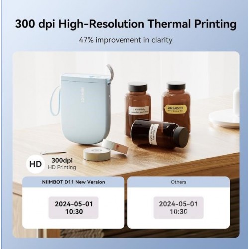 Термопринтер для друку наклейок NIIMBOT D11_H Blue