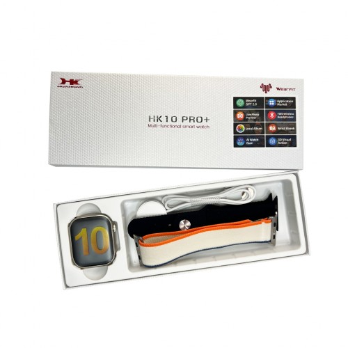 Смарт-годинник HK 10 Pro Plus 46mm. 260 mAh. IP67+Amoled Gold-Black
