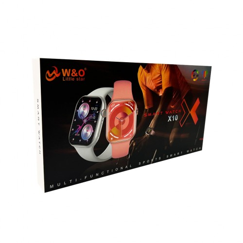 Смарт-годинник W&O X10 46mm. 240 mAh. Amoled+IP67 Gold