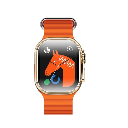 Смарт-годинник W&O X10 Ultra 3 49mm. 300 mAh. IP67 Gold