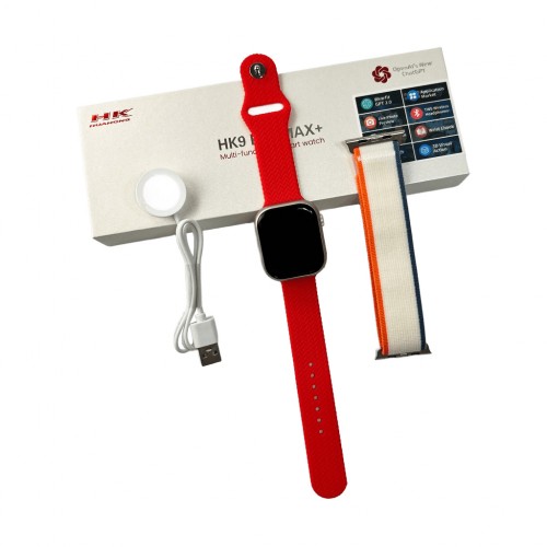 Смарт-годинник HK 9 Pro Max Plus 45mm. 230 mAh. IP67 Amoled Red