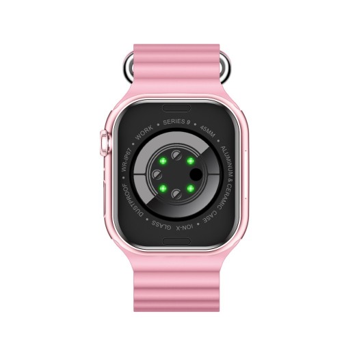 Смарт-годинник W&O X10 Pro 3 46mm. 240 mAh, IP67 Pink