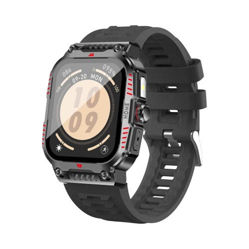 Смарт-часы W&O X7 Plus 44 мм. 300 мА·ч. IP67 Чёрный