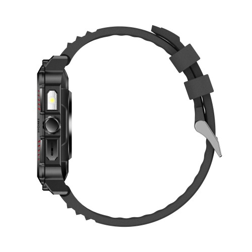 Смарт-часы W&O X7 Plus 44 мм. 300 мА·ч. IP67 Чёрный