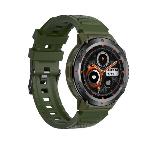 Смарт-годинник IWO X22 38mm. 330 mAh, IP68 Army Green
