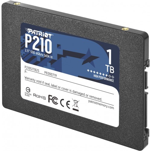 Накопичувач SSD Patriot P210 1TB 2.5" 7mm SATAIII 3D QLC