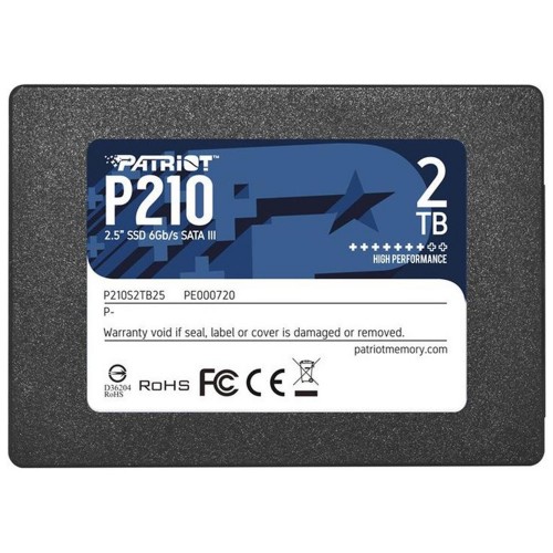 Накопичувач SSD Patriot P210 2TB 2.5" 7mm SATAIII 3D QLC