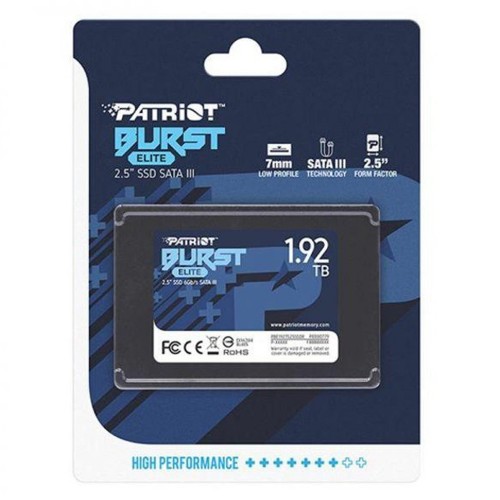 Накопичувач SSD Patriot Burst Elite 1920GB 2.5" 7mm SATAIII TLC 3D
