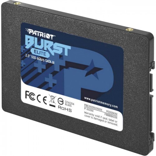 Накопичувач SSD Patriot Burst Elite 1920GB 2.5" 7mm SATAIII TLC 3D