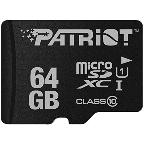 Карта пам'яті microSDXC (UHS-1) Patriot LX Series 64Gb class 10