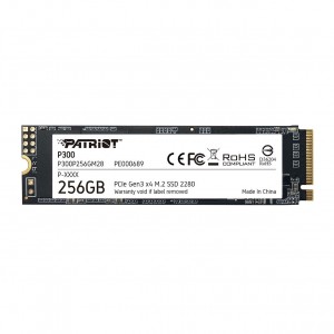 Накопичувач SSD M.2 Patriot P300 256GB NVMe 2280 PCIe 3.0 3D TLC