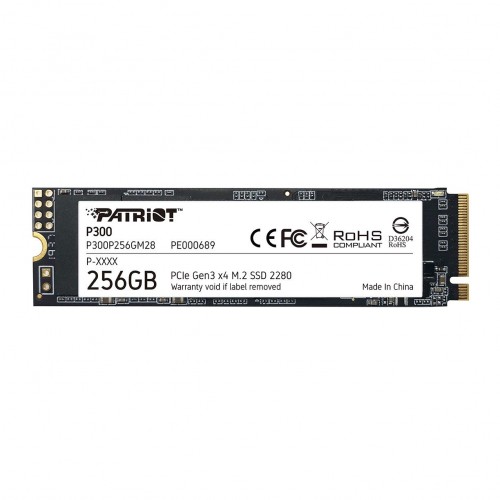 Накопичувач SSD M.2 Patriot P300 256GB NVMe 2280 PCIe 3.0 3D TLC