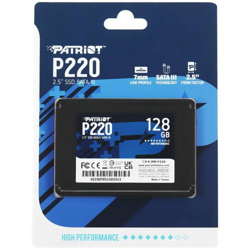 Накопичувач SSD Patriot P220 128GB 2.5" 7mm SATAIII