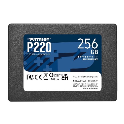 Накопичувач SSD Patriot P220 256GB 2.5" 7mm SATAIII