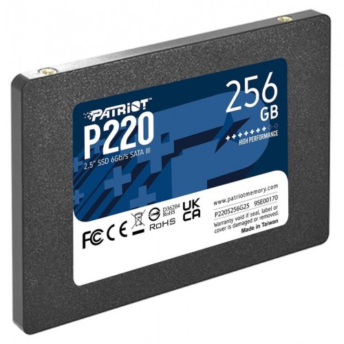 Накопичувач SSD Patriot P220 256GB 2.5" 7mm SATAIII
