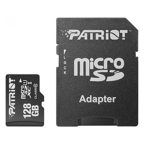 Карта пам'яті microSDXC (UHS-1) Patriot LX Series 128Gb class 10 (adapter SD)