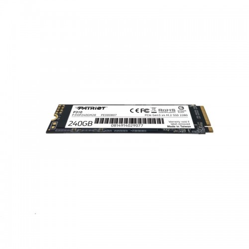 Накопичувач SSD M.2 Patriot P310 240GB NVMe 2280 PCIe 3.0 3D TLC