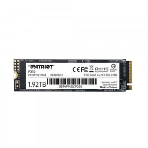 Накопичувач SSD M.2 Patriot P310 1920GB NVMe 2280 PCIe 3.0x4 3D NAND TLC