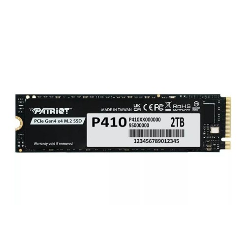 Накопичувач SSD M.2 Patriot P410 2TB NVMe 2280 PCIe Gen4 x4 5000/4500 TLC