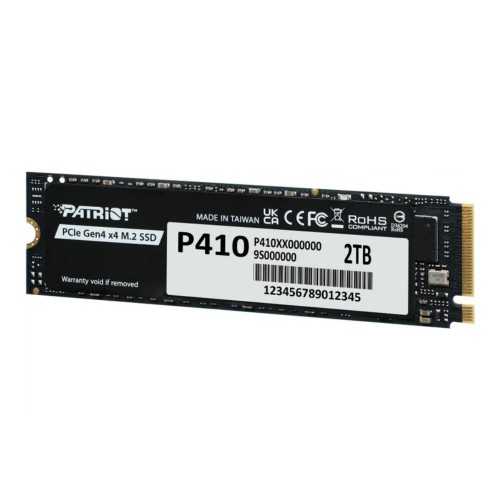 Накопичувач SSD M.2 Patriot P410 2TB NVMe 2280 PCIe Gen4 x4 5000/4500 TLC