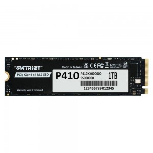 Накопичувач SSD M.2 Patriot P410 1TB NVMe 2280 PCIe Gen4 x4 5000/4500 TLC