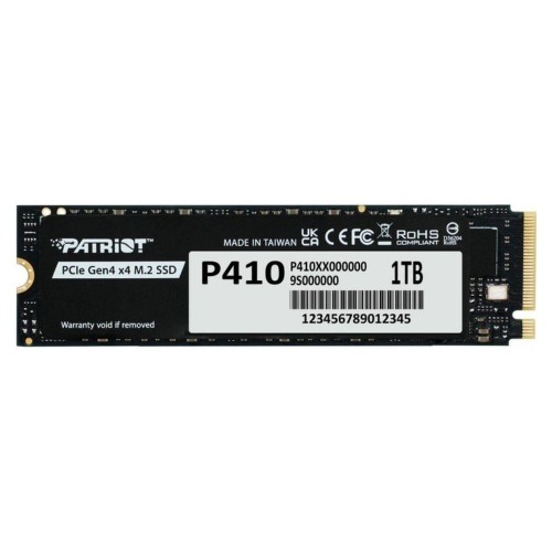 Накопичувач SSD M.2 Patriot P410 1TB NVMe 2280 PCIe Gen4 x4 5000/4500 TLC