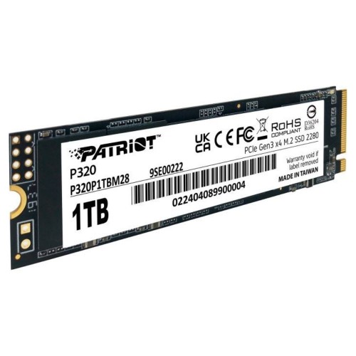 Накопичувач SSD M.2 Patriot P410 1TB NVMe 2280 PCIe Gen4 x4 5000/4500 TLC