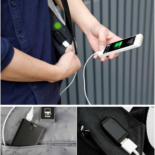 Рюкзак Tigernu D-83351 15.6" Black Grey